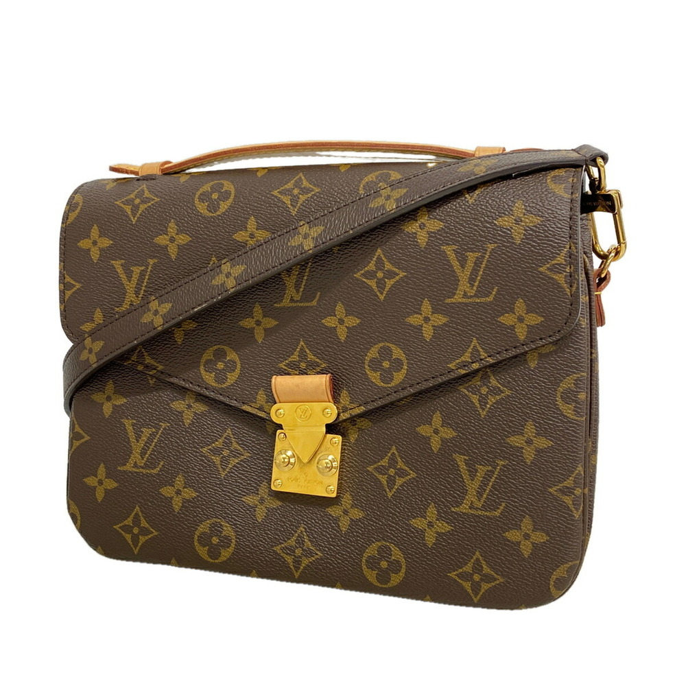 Louis Vuitton Monogram Pochette Metis MM Handbag M44875 Brown 2-way bag for w...